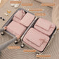 Lot de six ou huit organiseurs de valise en polyester
