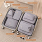 Lot de six ou huit organiseurs de valise en polyester