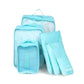Lot de six pochettes de rangement de valise avec panneaux filet