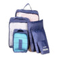 Lot de six pochettes de rangement de valise avec panneaux filet