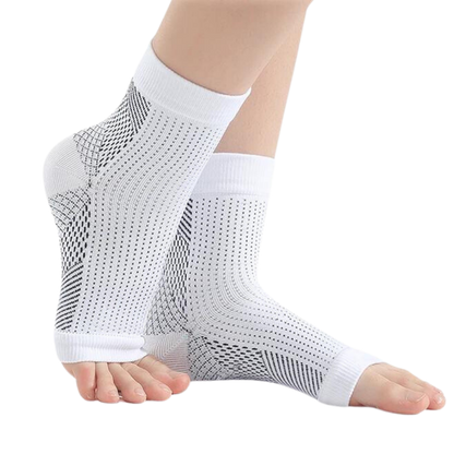 Chaussettes de maintien à bout ouvert, une paire