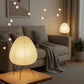 Lampe de table en papier à base trépied