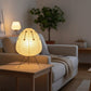 Lampe de table en papier à base trépied