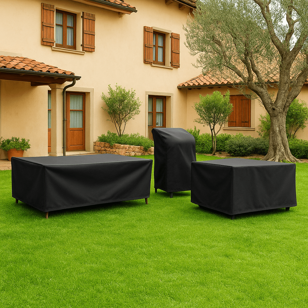 Housse de protection pour mobilier de jardin en polyester