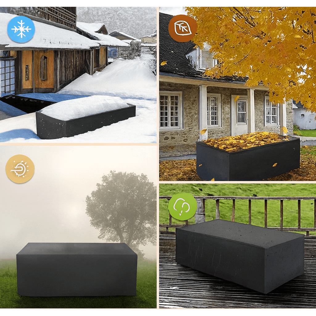 Housse de protection pour mobilier de jardin en polyester