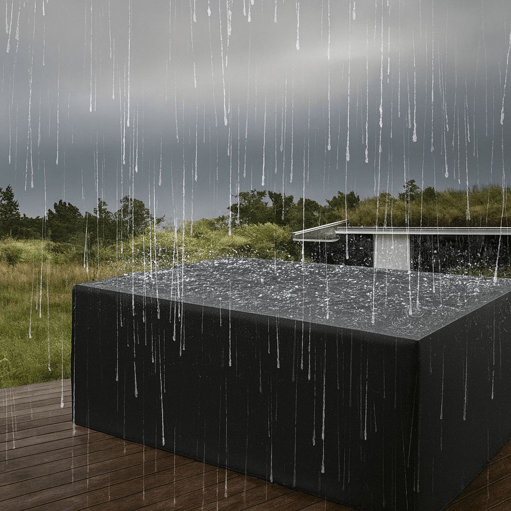 Housse de protection pour mobilier de jardin en polyester