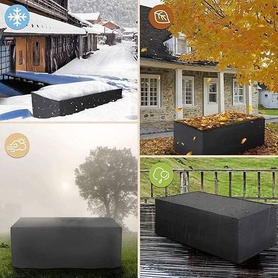 Housse de protection pour mobilier de jardin en polyester