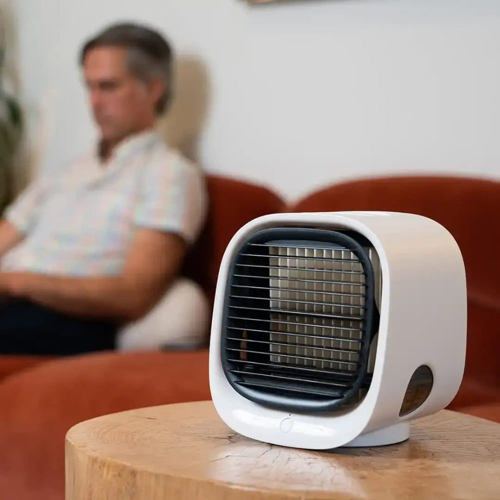 Ventilateur de table avec brumisation, réservoir de 300 ml