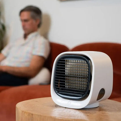 Ventilateur de table avec brumisation, réservoir de 300 ml