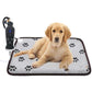 Tapis chauffant électrique pour chien et chat avec commande