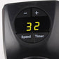 Chauffage céramique sur prise avec thermostat et minuterie