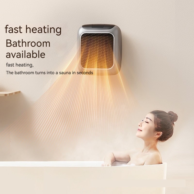 Chauffage d'appoint sur prise à affichage numérique, 800 W