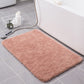 Tapis de salle de bain en microfibre pelucheuse