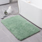 Tapis de bain à poils longs en microfibre avec envers antidérapant