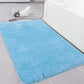 Tapis de bain à poils longs en microfibre avec envers antidérapant