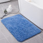 Tapis de salle de bain en microfibre pelucheuse