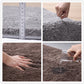 Tapis de bain à poils longs en microfibre avec envers antidérapant