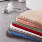 Tapis de salle de bain en microfibre pelucheuse