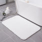Tapis de bain à poils longs en microfibre avec envers antidérapant