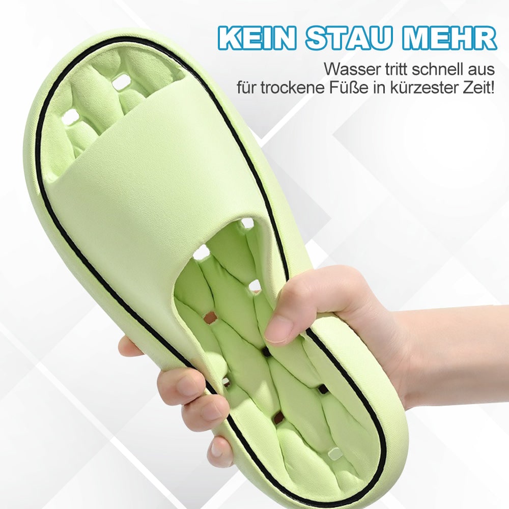 Claquettes de douche en mousse EVA à semelle ajourée