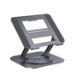 Support d'ordinateur portable pliable en aluminium à base rotative