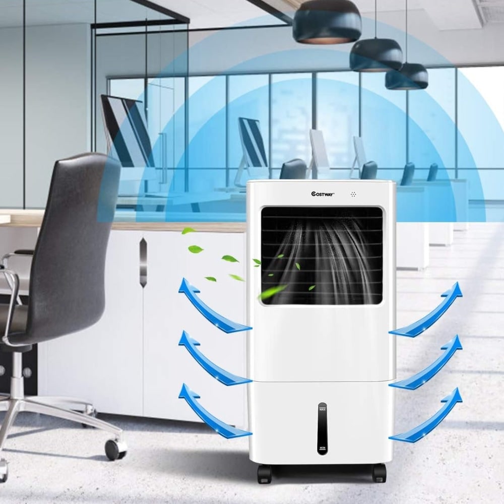 Rafraîchisseur d'air évaporatif avec réservoir de 6 litres
