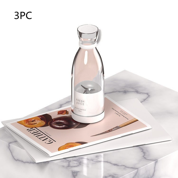 Mixeur portable rechargeable à quatre lames, 350 ml