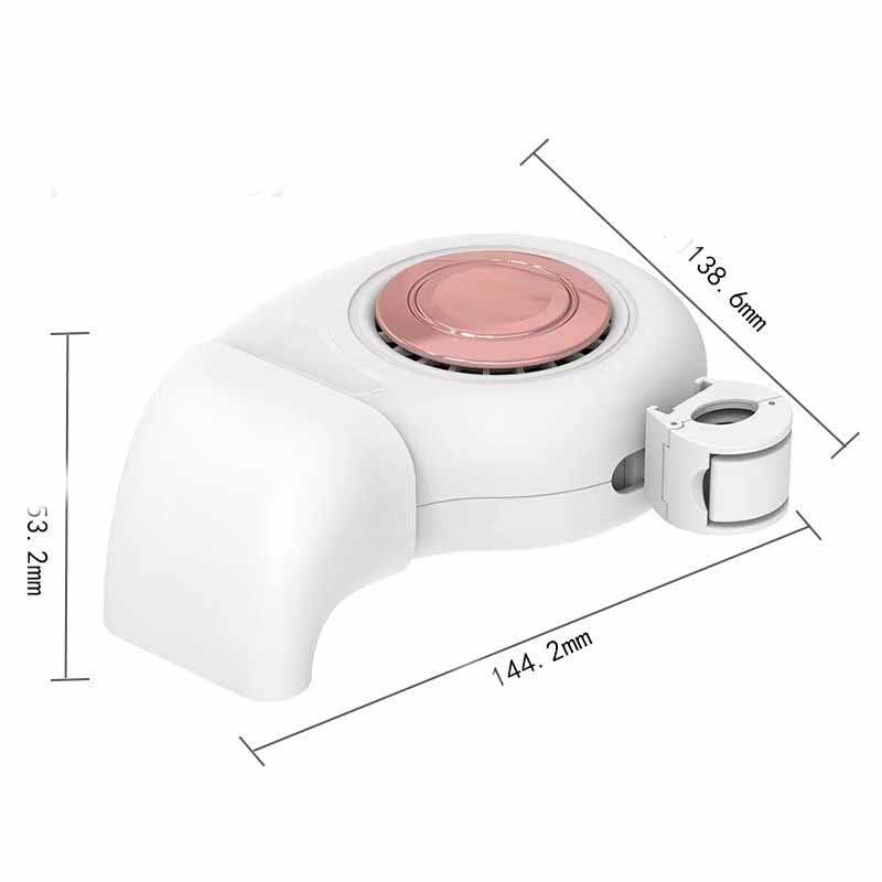 Ventilateur chauffant automobile 12 V avec support orientable