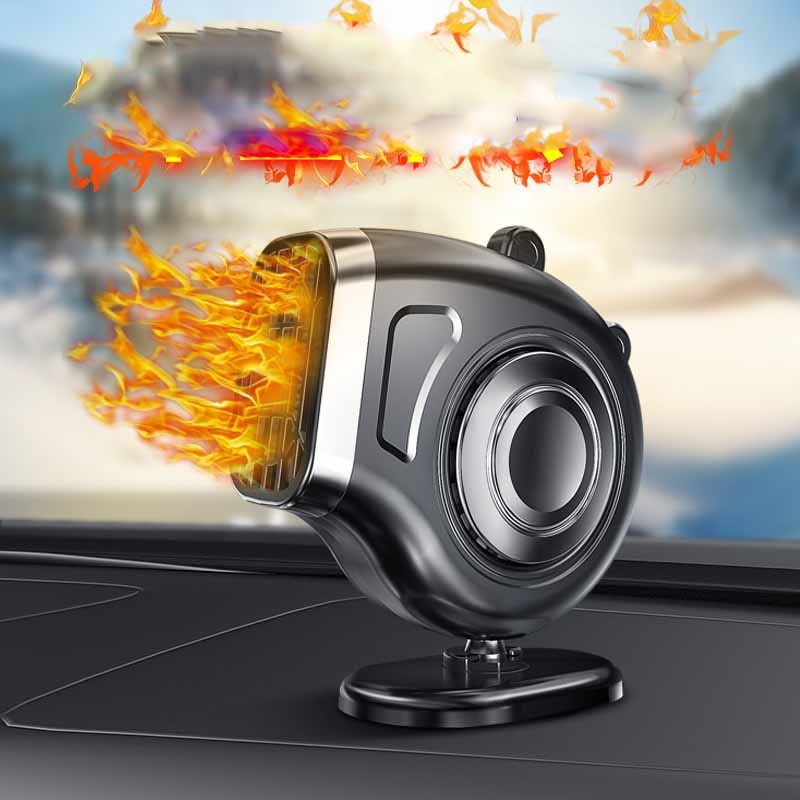 Ventilateur chauffant automobile 12 V avec support orientable