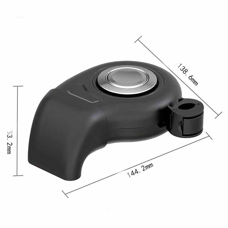 Ventilateur chauffant automobile 12 V avec support orientable