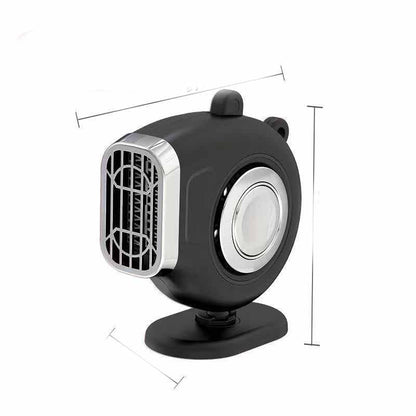 Ventilateur chauffant automobile 12 V avec support orientable