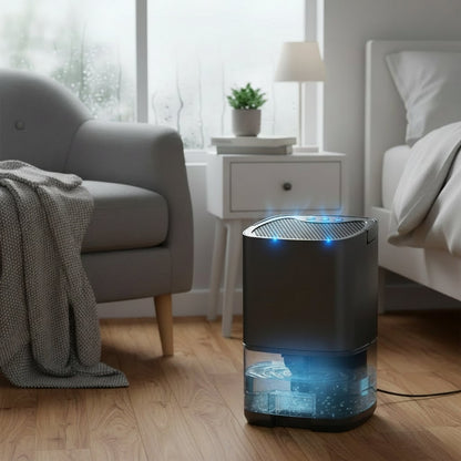 Déshumidificateur portable avec réservoir éclairé