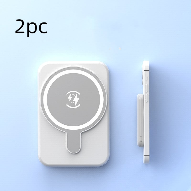 Batterie externe magnétique à recharge sans fil, 10 000 mAh