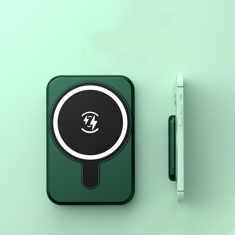 Batterie externe magnétique à recharge sans fil, 10 000 mAh