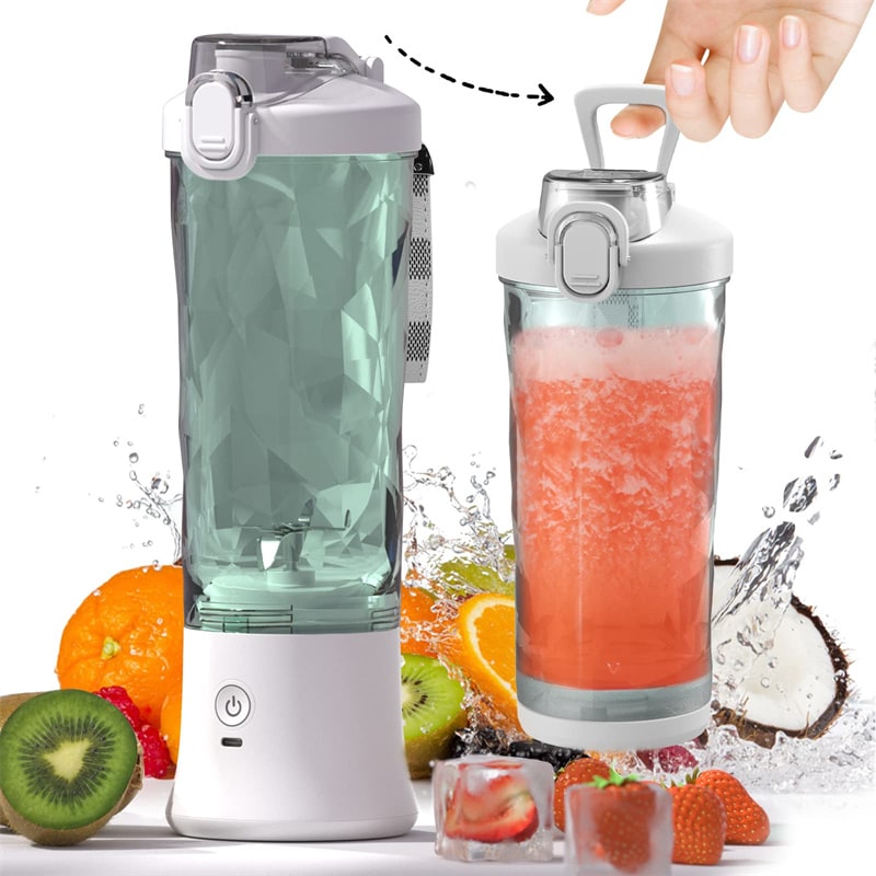 Mini mixeur rechargeable à six lames avec gobelet