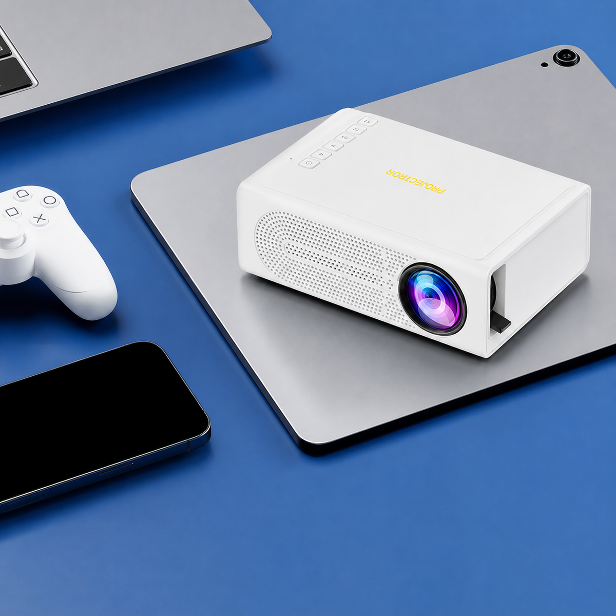 Mini vidéoprojecteur 720p à mise au point manuelle