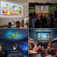 Mini vidéoprojecteur avec mise au point manuelle et port micro-USB