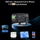 Mini vidéoprojecteur à support rotatif et télécommande