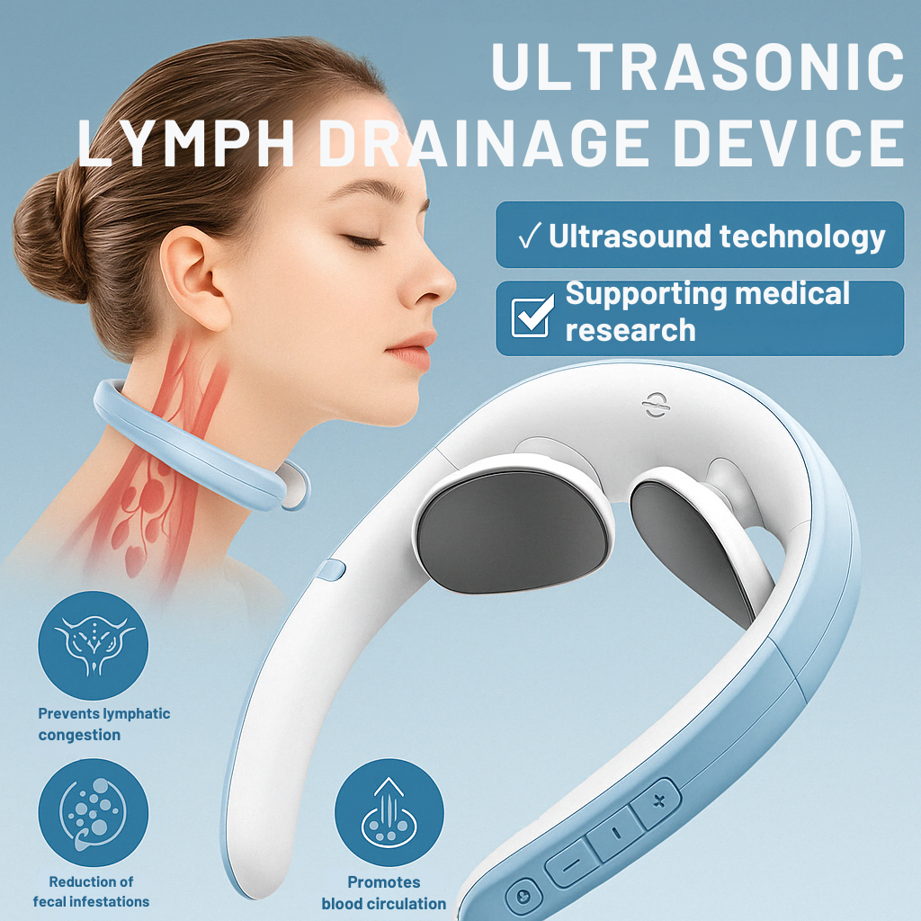 Appareil de massage cervical rechargeable en U avec chaleur
