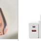 Mini batterie externe porte-clés avec connecteur rétractable