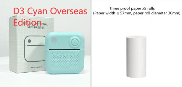 Mini imprimante thermique Bluetooth rechargeable