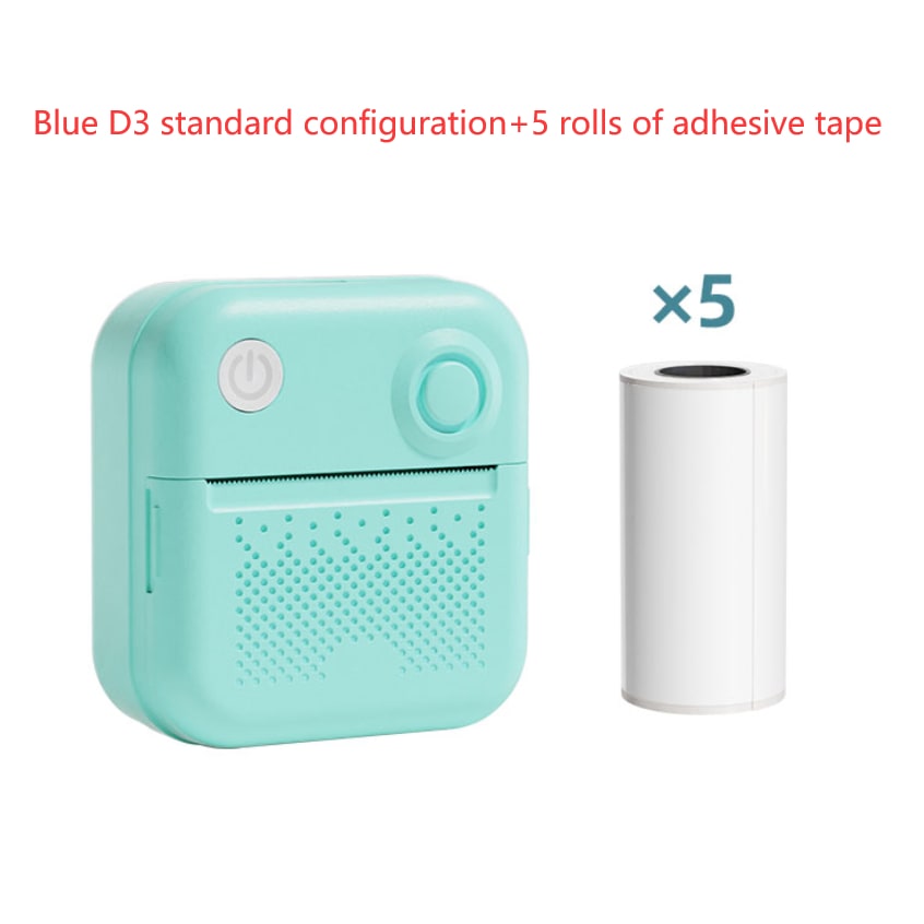 Mini imprimante thermique Bluetooth rechargeable