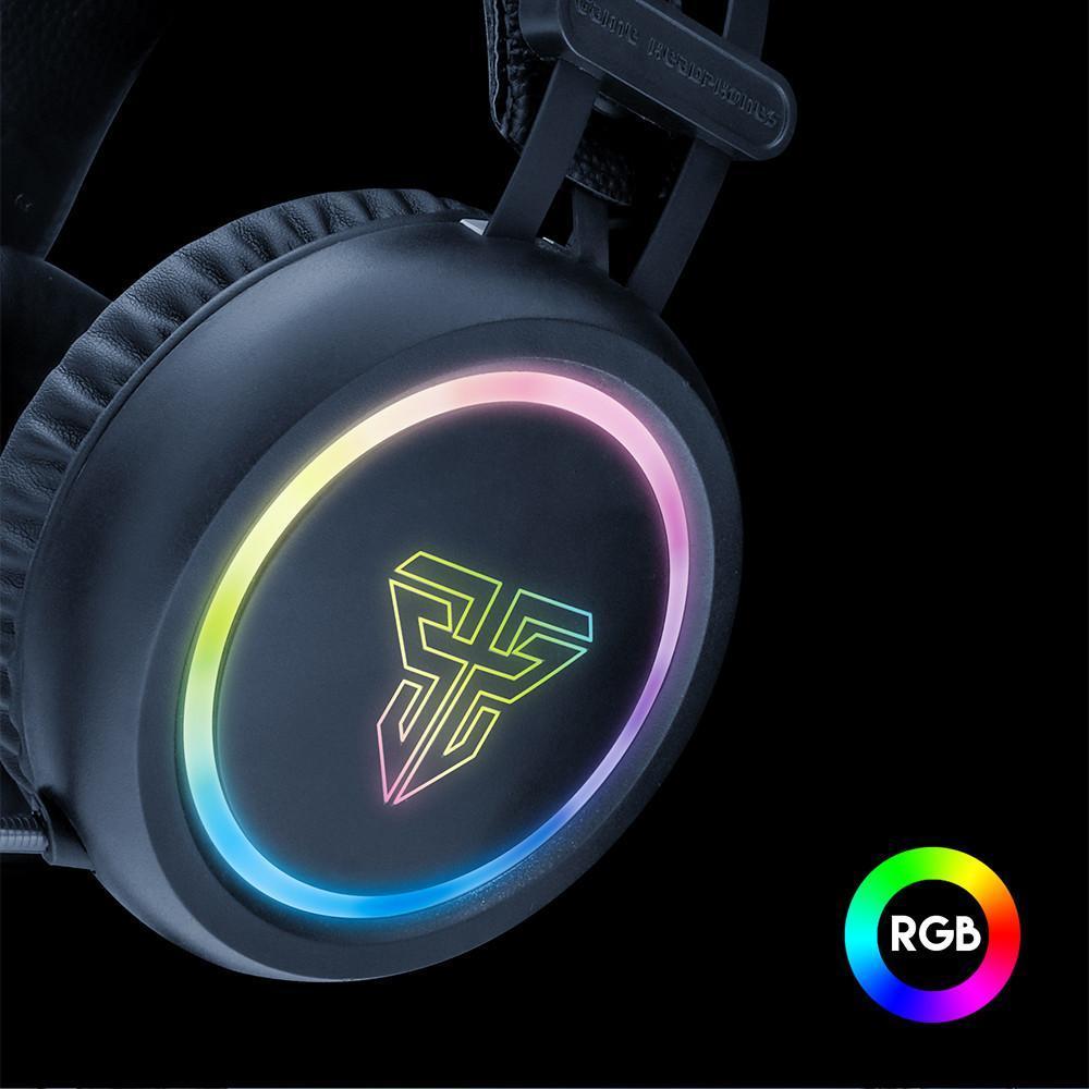 Casque audio de jeu avec microphone et connexion USB