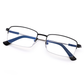 Lunettes de lecture à verres progressifs et monture métallique