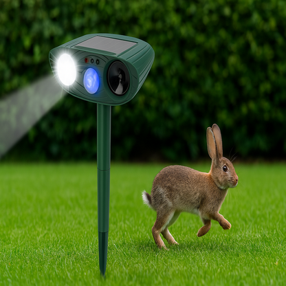 Répulsif solaire de jardin à fréquence réglable