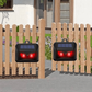 Dispositif solaire de jardin à voyants rouges dissuasifs