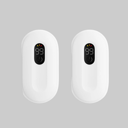 Lot de deux chauffe-mains rechargeables magnétiques