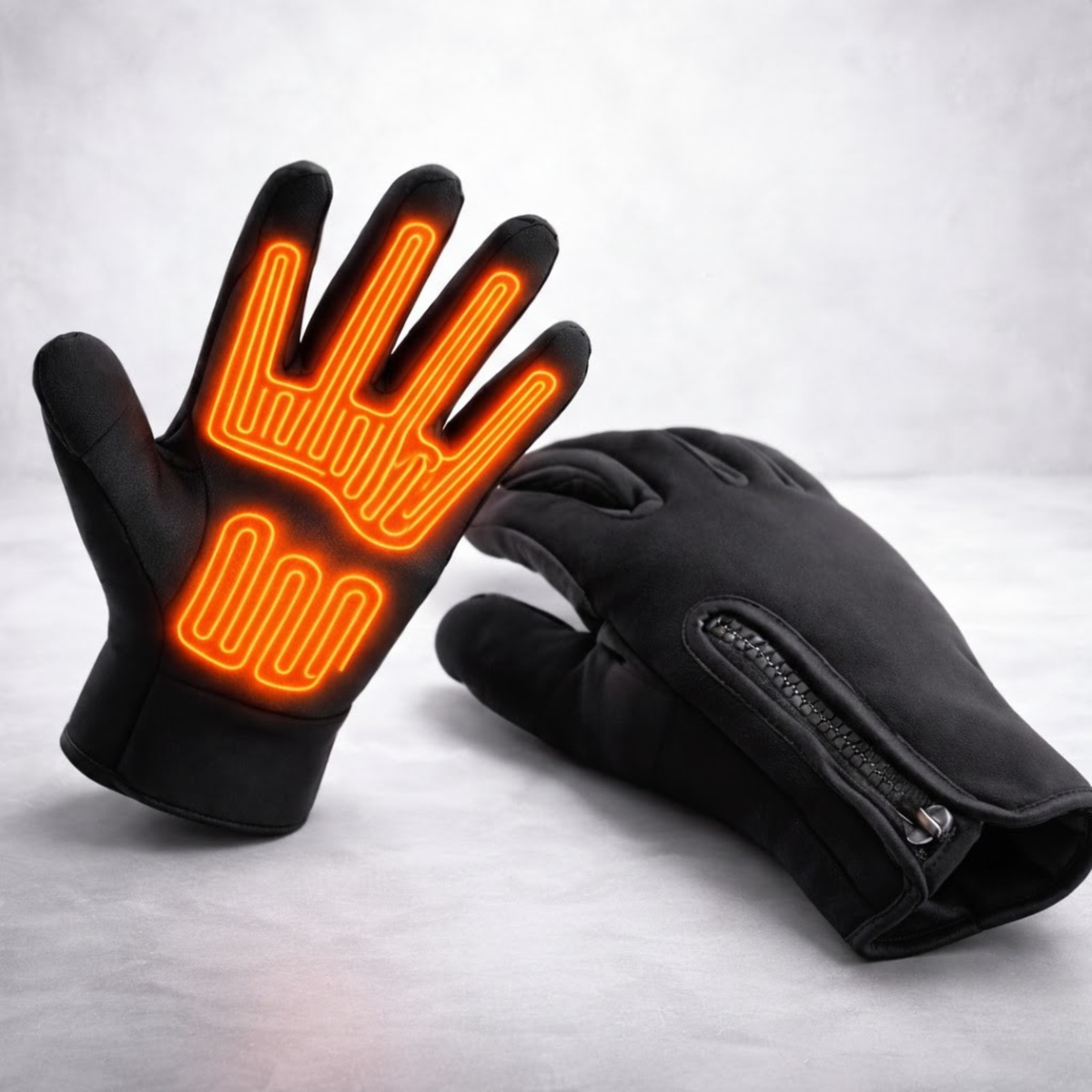 Gants chauffants de ski rechargeables avec doigts tactiles