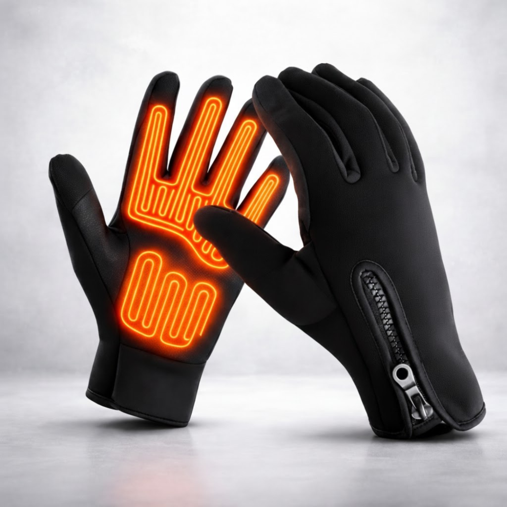 Gants chauffants de ski rechargeables avec doigts tactiles
