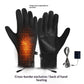 Gants chauffants rechargeables USB avec paume texturée